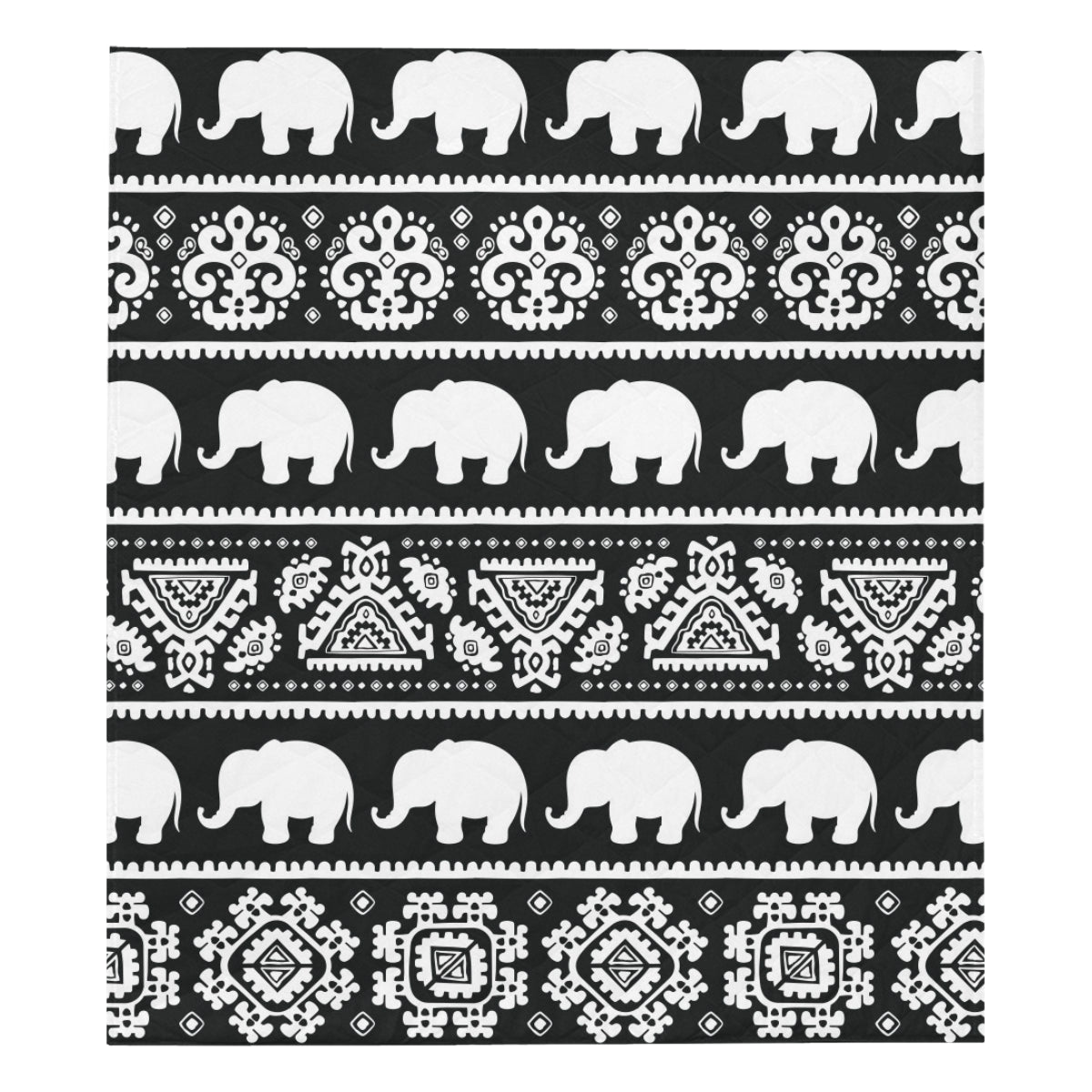 Elephant Pattern Premium Quilt