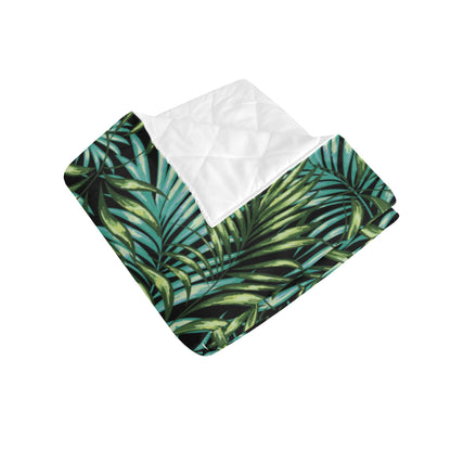 Tropical Flower Pattern Print Design TF08 Premium Quilt