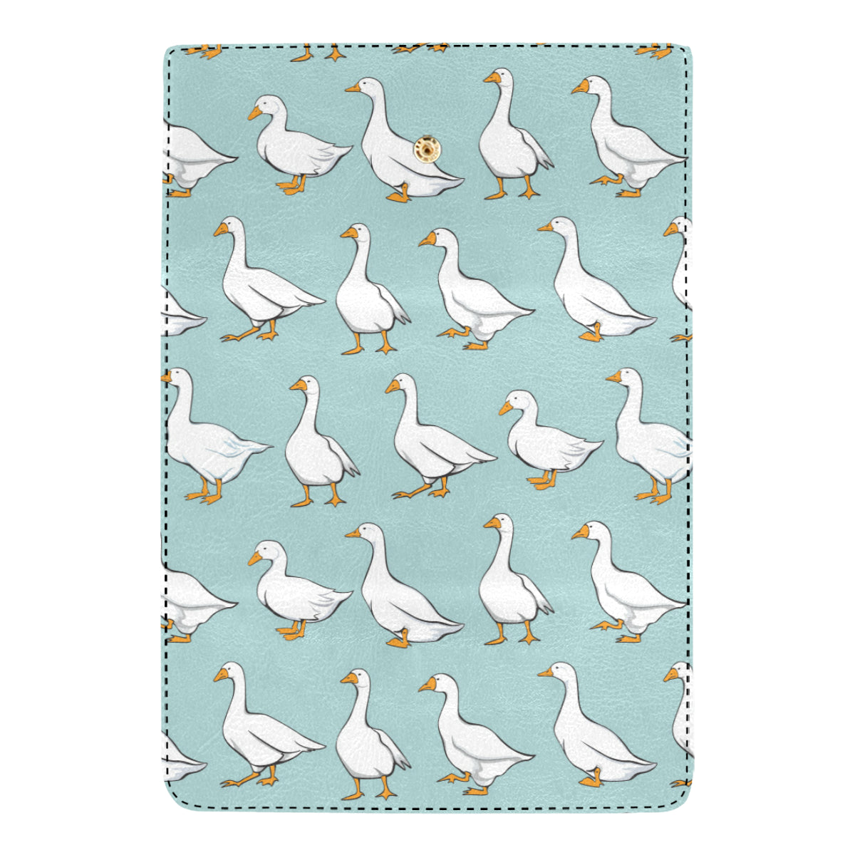 Goose Pattern Print Design 02 Women's Trifold Wallet