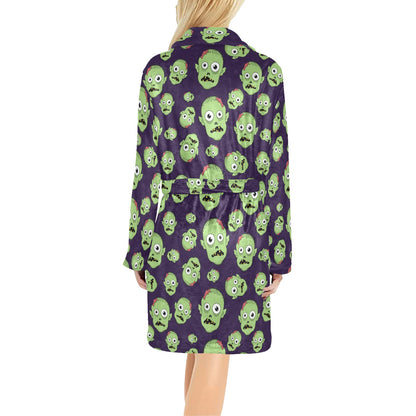 Zombie Print Design LKS303 Women's Fleece Robe