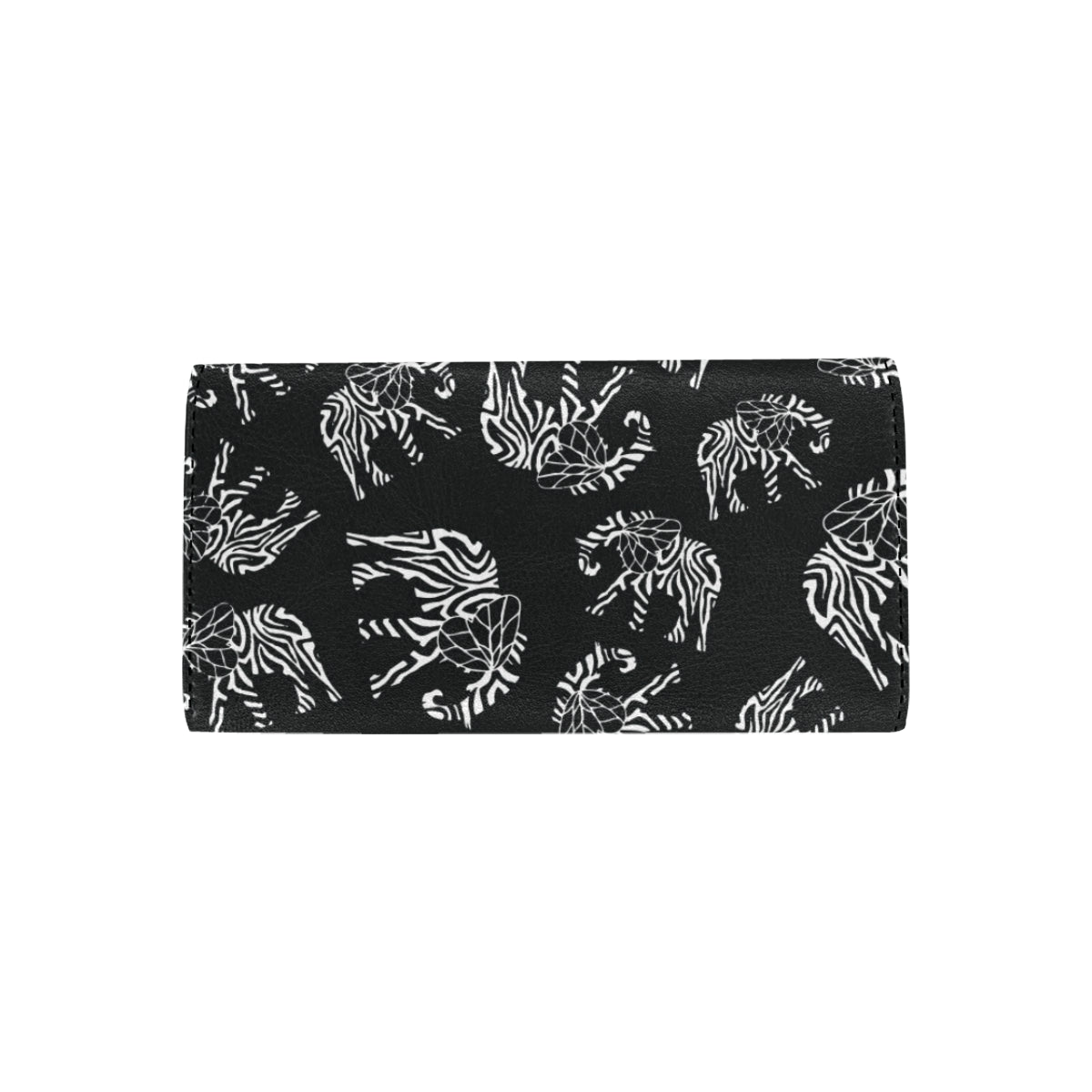 Elephant Tribal Women's Trifold Wallet