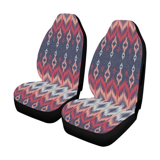 Ikat Print Design LKS401 Car Seat Covers
