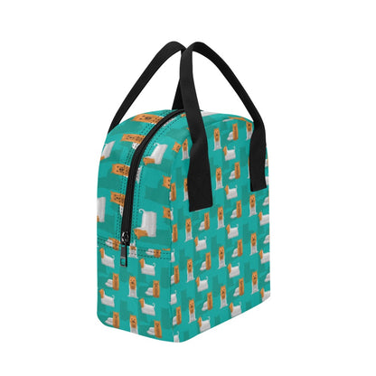 Silky Terriers Print Design LKS301 Insulated Lunch Bag