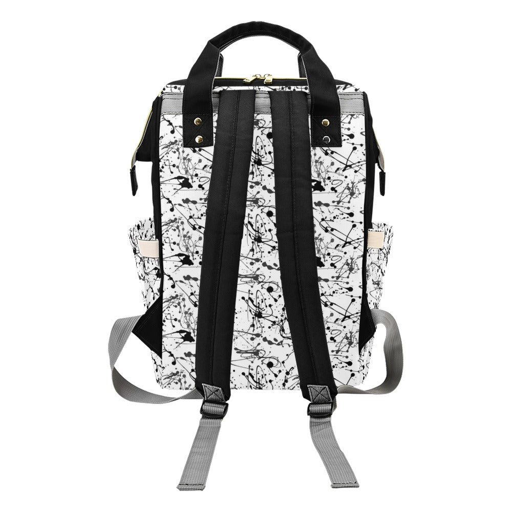 Splatter Print Design LKS305 Diaper Bag Backpack