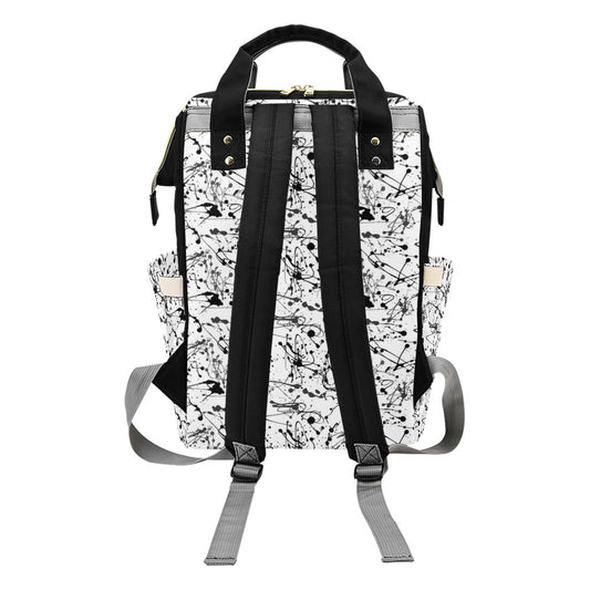 Splatter Print Design LKS305 Diaper Bag Backpack