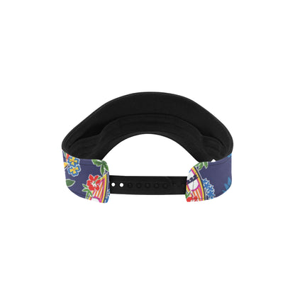 Hawaiian Themed Pattern Print Design H04 Unisex Sun Visor