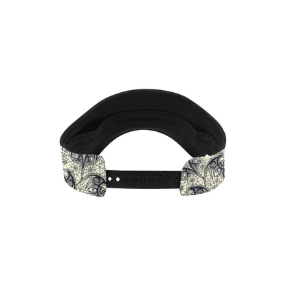 Bat Tribal Pattern Print Design 06 Unisex Sun Visor