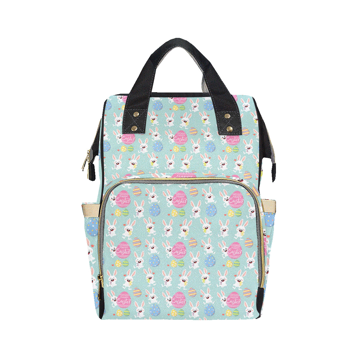 Easter Eggs Pattern Print Design RB014 Diaper Bag Backpack