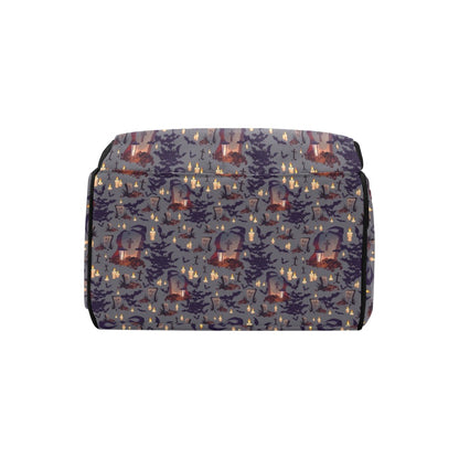 Creepy Graveyard Print Design LKS301 Diaper Bag Backpack
