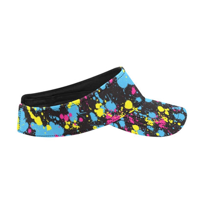 Splatter Colorful Print Design LKS301 Unisex Sun Visor