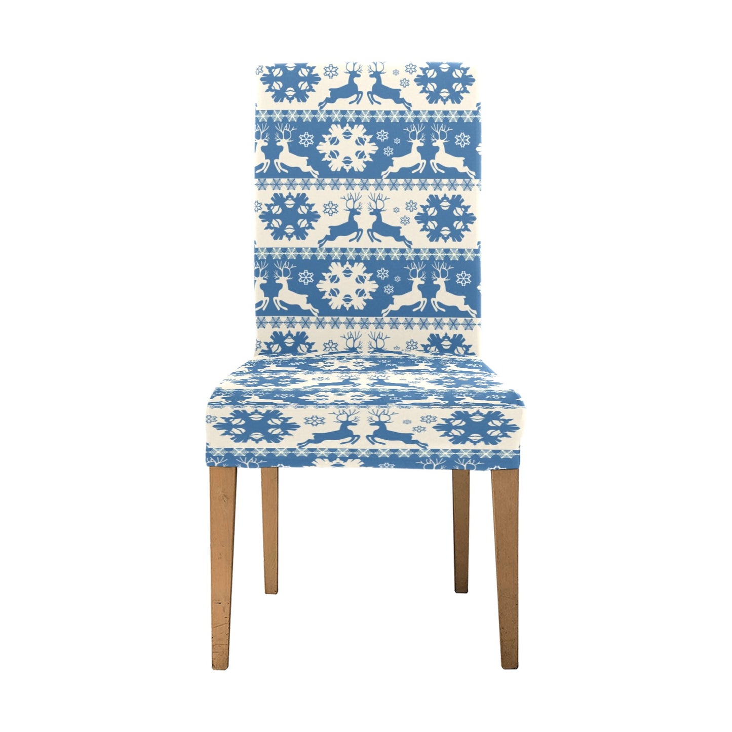 Reindeer Print Design LKS401 Dining Chair Slipcover