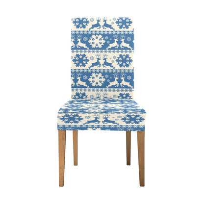 Reindeer Print Design LKS401 Dining Chair Slipcover