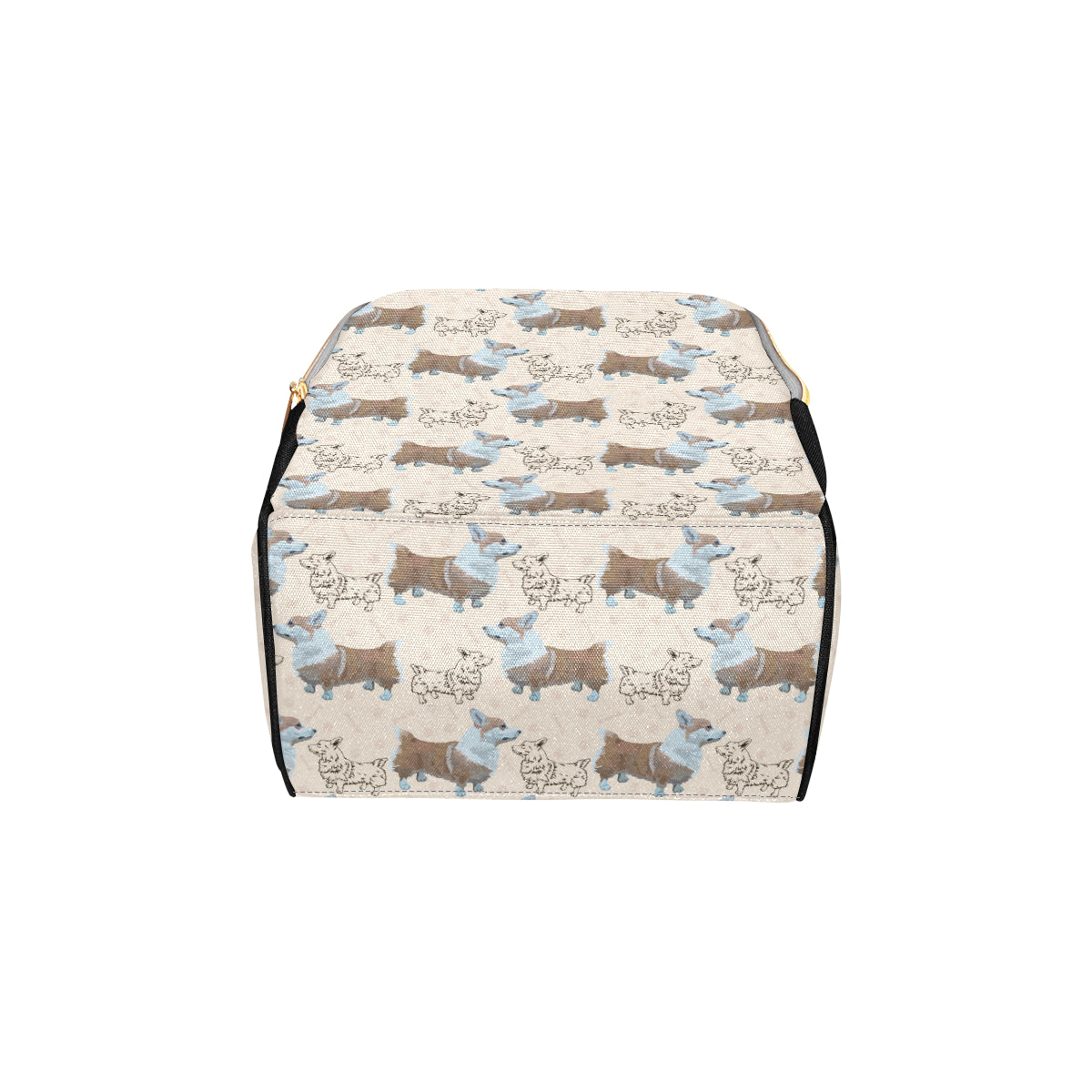 Pembroke Welsh Corgis Pattern Print Design A03 Diaper Bag Backpack