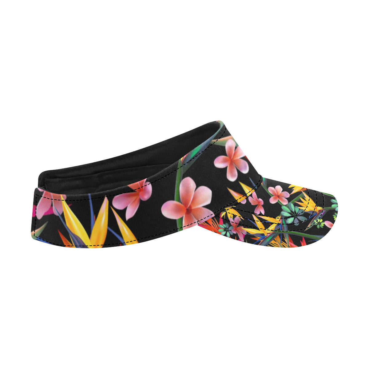 Tropical Flower Pattern Print Design TF015 Unisex Sun Visor