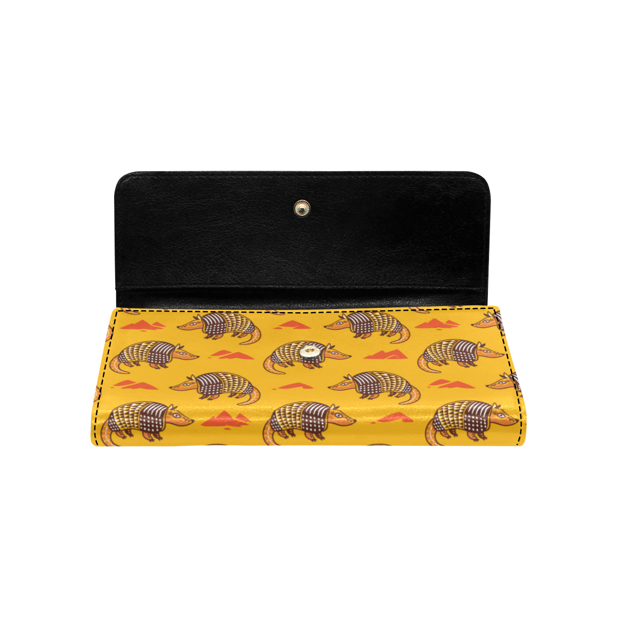 Armadillo Pattern Print Design 03 Women's Trifold Wallet