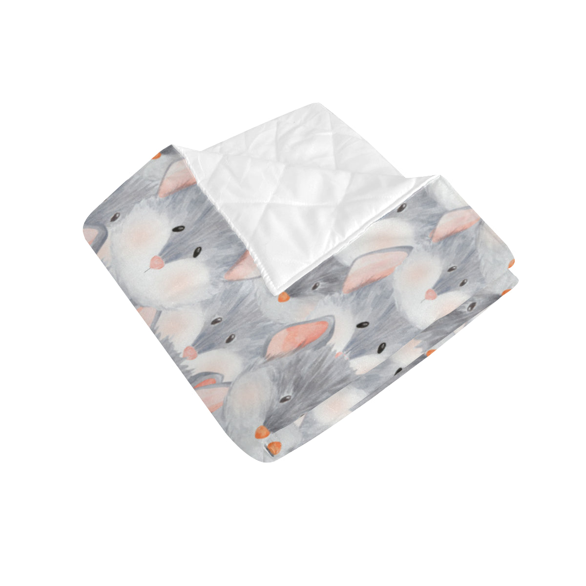 Rat Baby Pattern Print Design 02 Premium Quilt