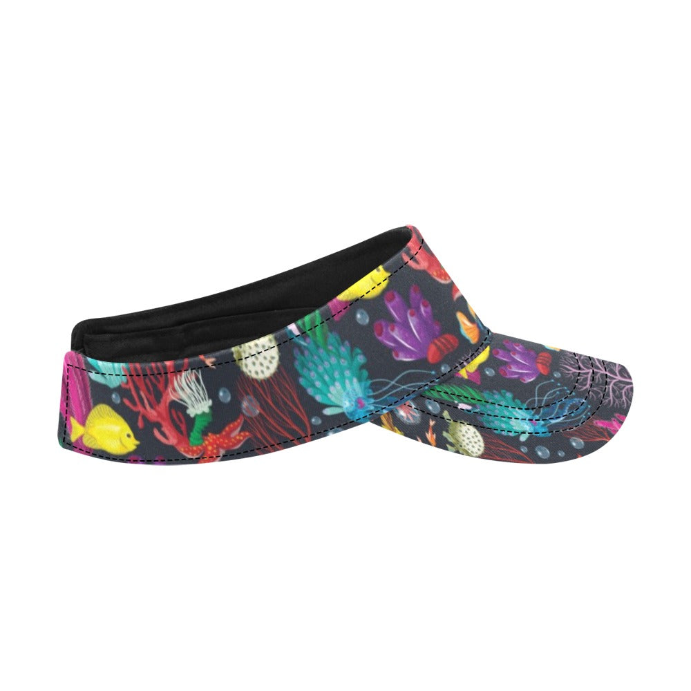Underwater Cute Print Design LKS303 Unisex Sun Visor