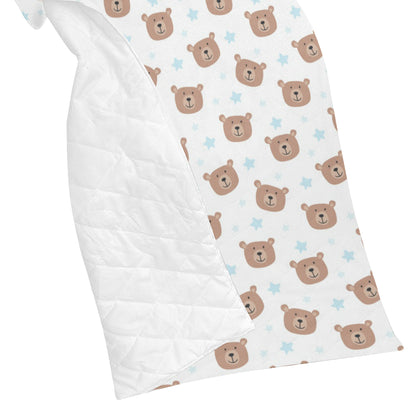 Bear Pattern Print Design BE02 Premium Quilt