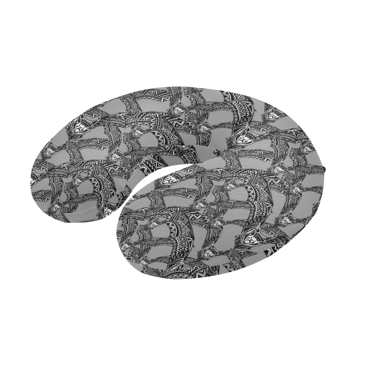 Bat Pattern Print Design 04 U-Shaped Travel Neck Pillow