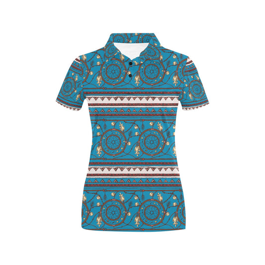 Dream catcher aztec Women's Polo Shirt