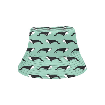 Whale Print Design LKS307 Unisex Bucket Hat