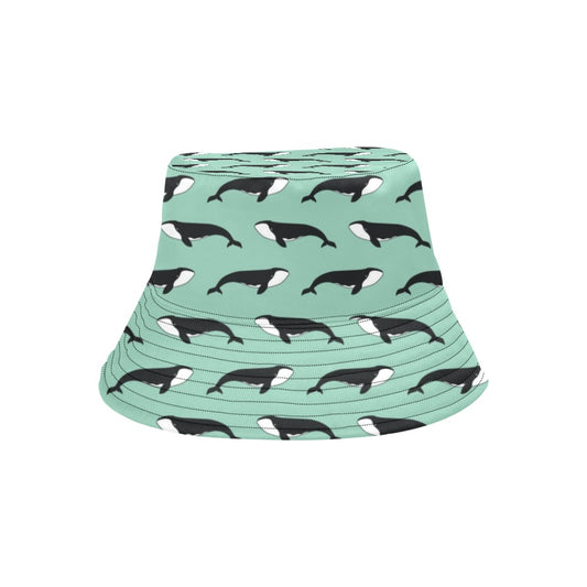 Whale Print Design LKS307 Unisex Bucket Hat