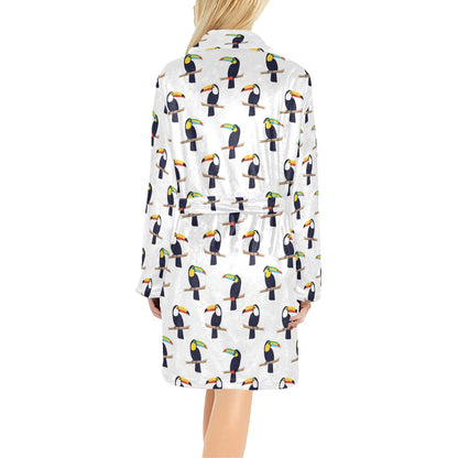 Toucan Print Design LKS305 Women's Fleece Robe