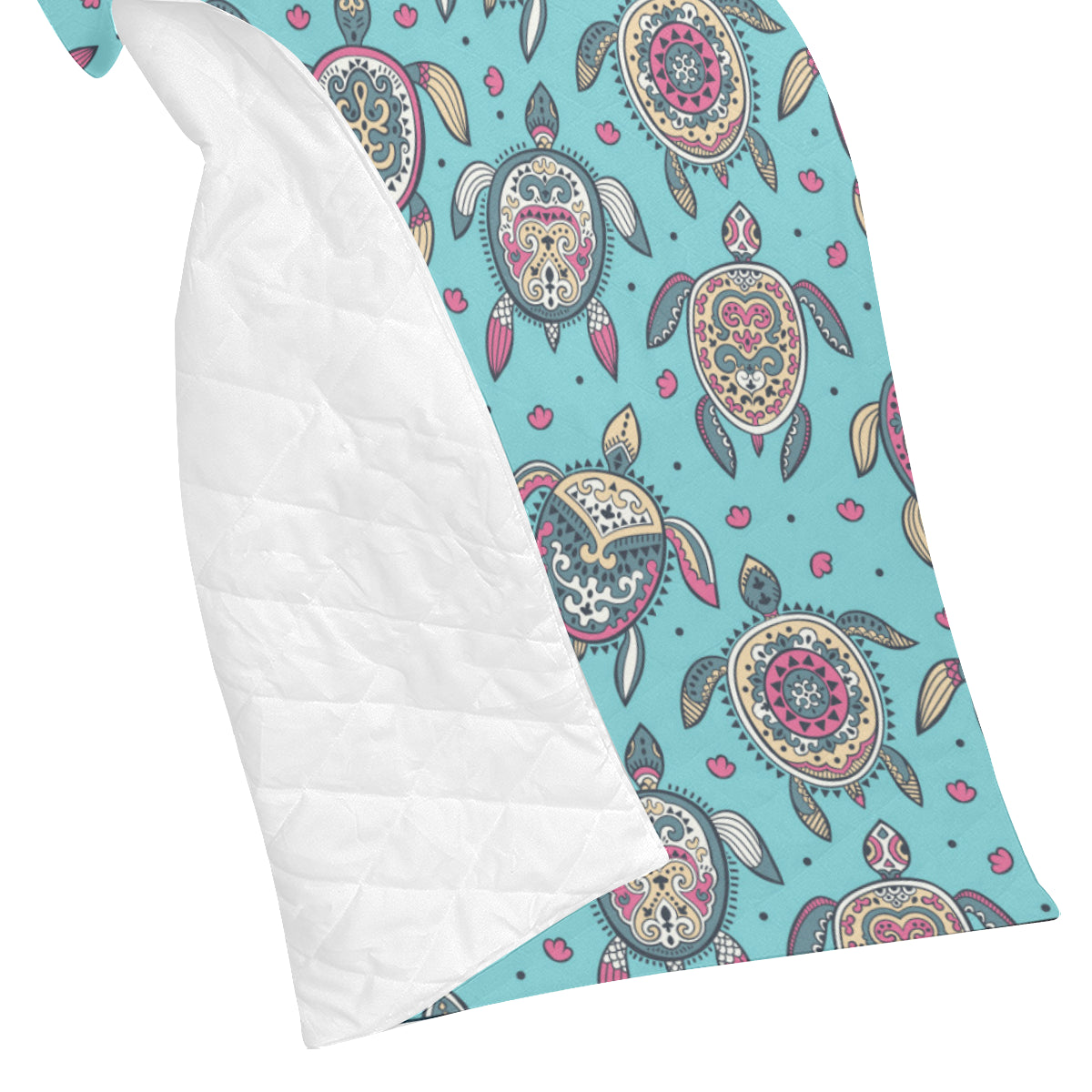 Sea Turtle Art Pattern Premium Quilt