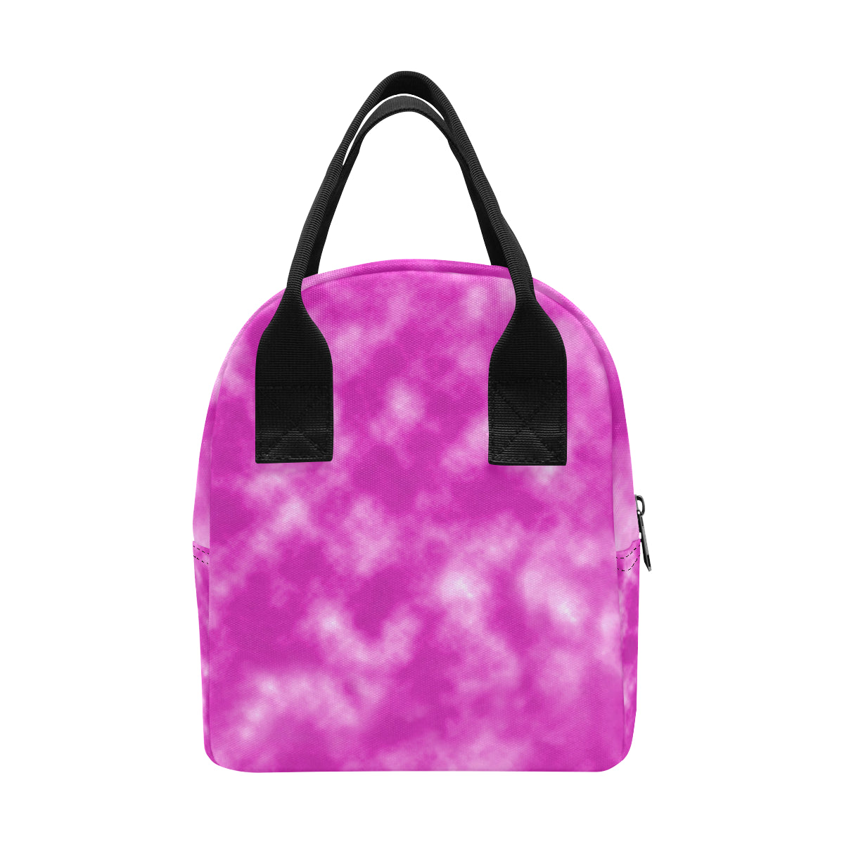 Tie Dye Pink Design Print Insulated Lunch Bag