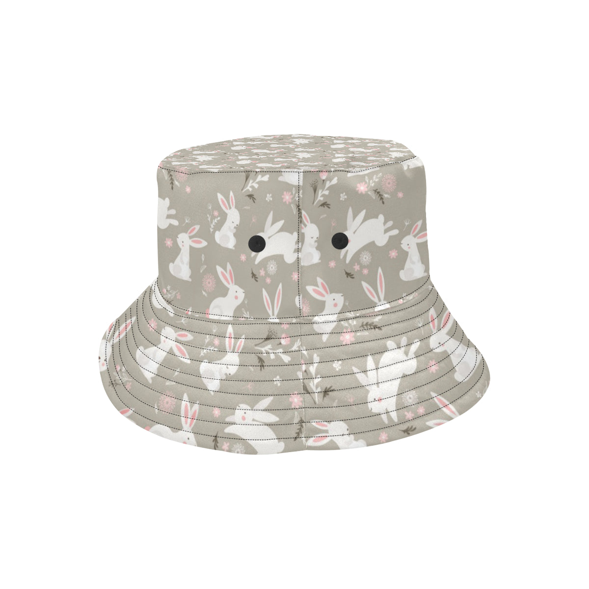 Rabbit Pattern Print Design RB03 Unisex Bucket Hat