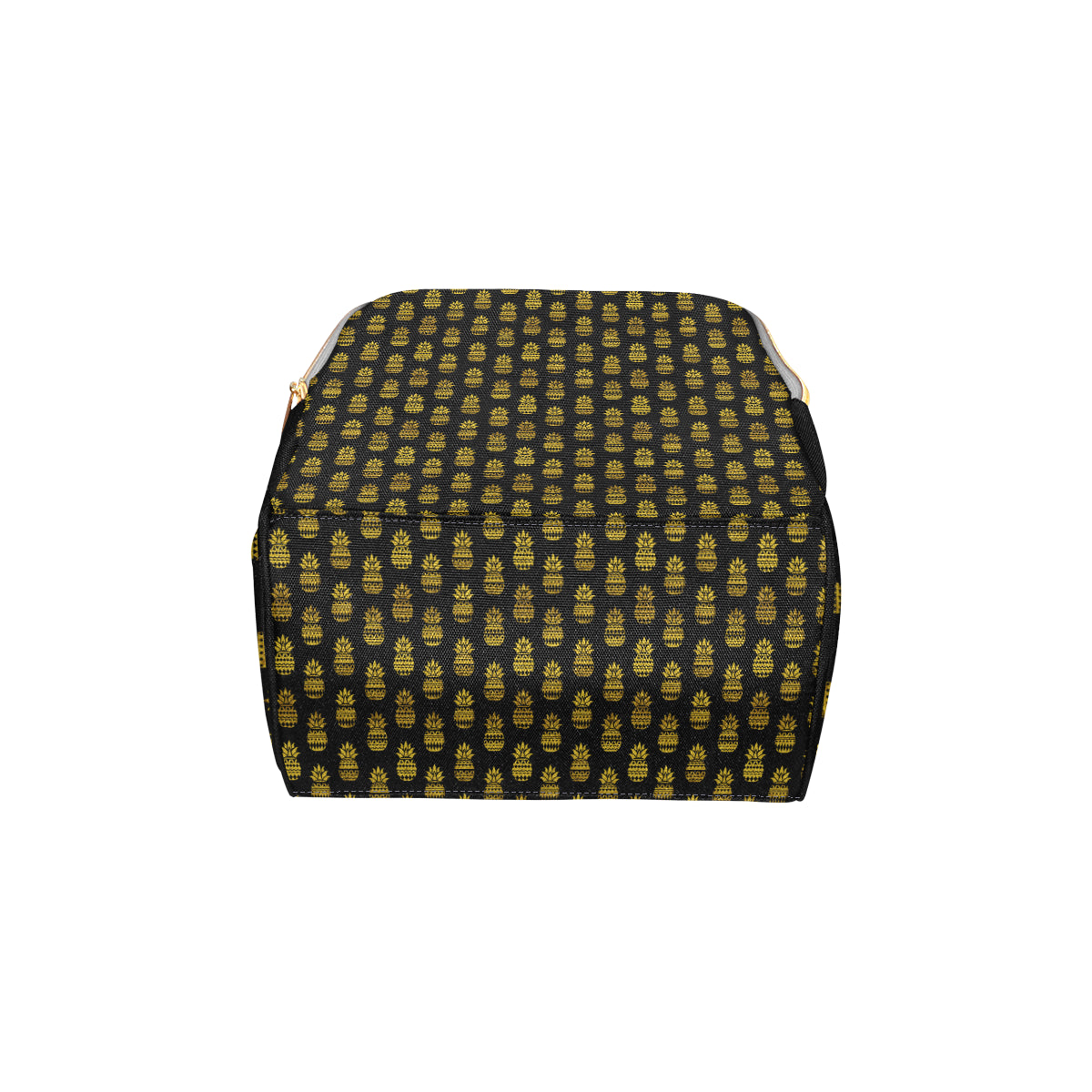 Pineapple Gold Tribal Style Print Diaper Bag Backpack