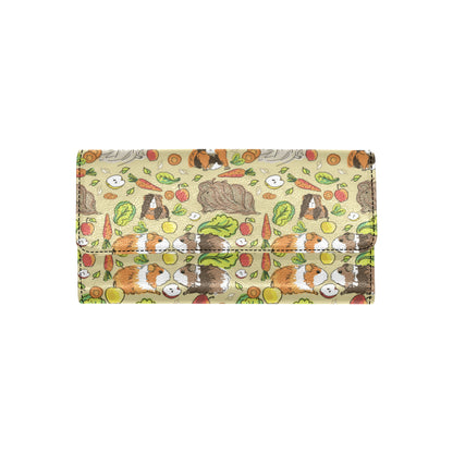 Guinea Pig Pattern Print Design 02 Women's Trifold Wallet