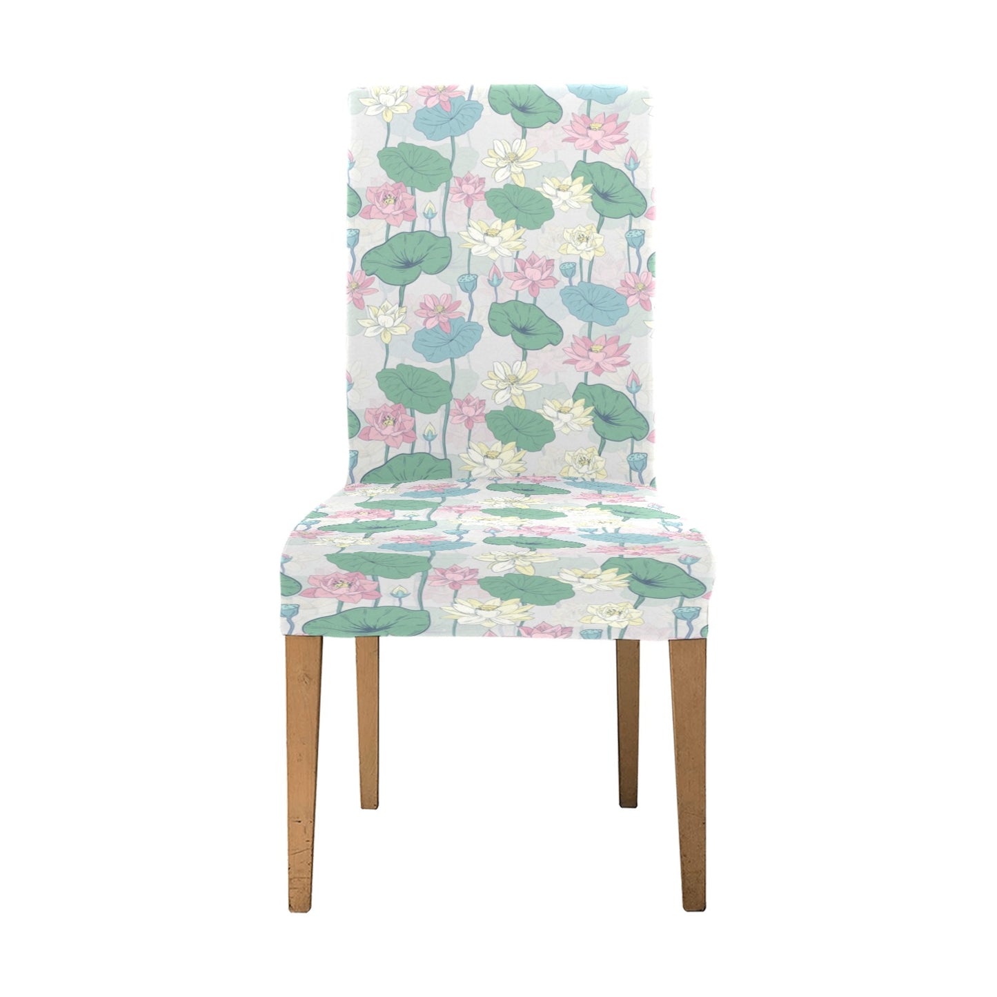 Water Lily Print Design LKS305 Dining Chair Slipcover