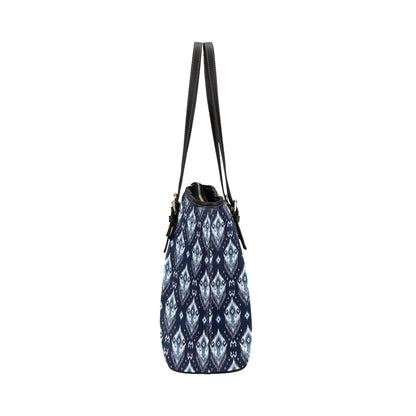 Ethnic Ornament Print Pattern Leather Tote Bag