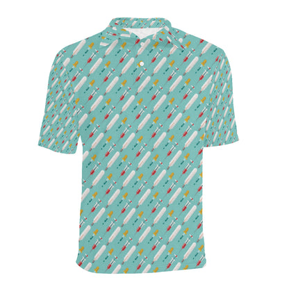 Phlebotomist Medical Print Men Polo Shirt