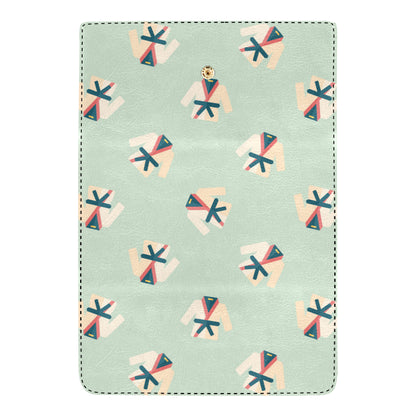 Karate Pattern Print Design 02 Women's Trifold Wallet
