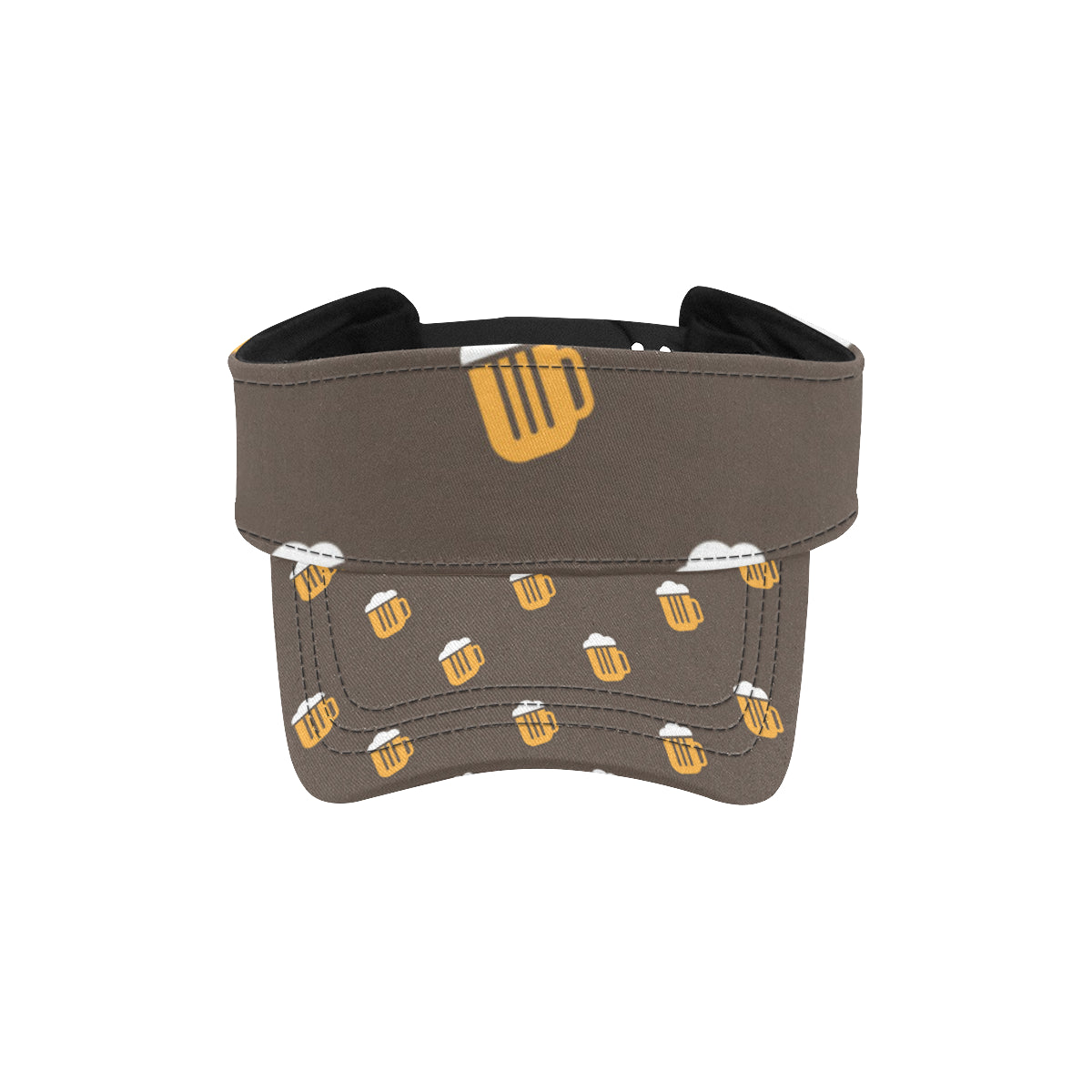 Beer Pattern Print Design 01 Unisex Sun Visor
