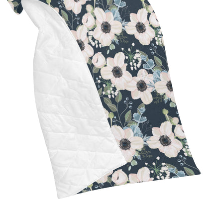 Anemone Pattern Print Design AM02 Premium Quilt