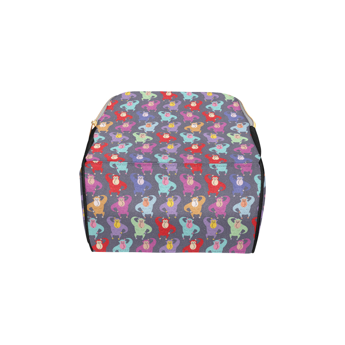 Chimpanzee Pattern Print Design 03 Diaper Bag Backpack