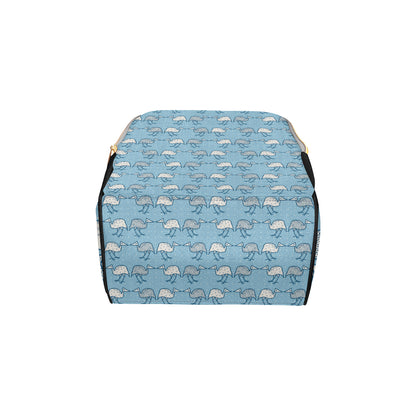 Emu Pattern Print Design 01 Diaper Bag Backpack