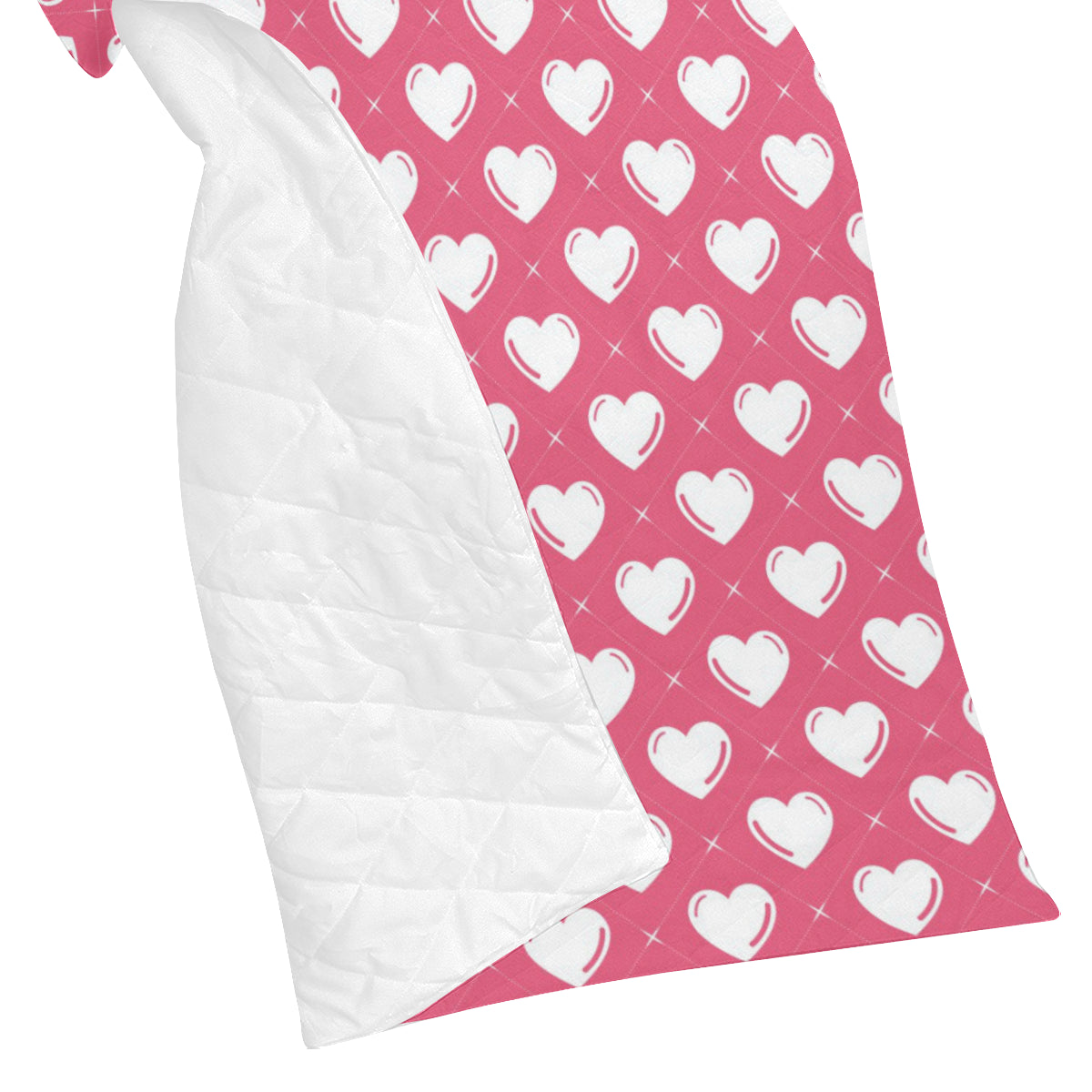 Heart Pattern Print Design HE07 Premium Quilt