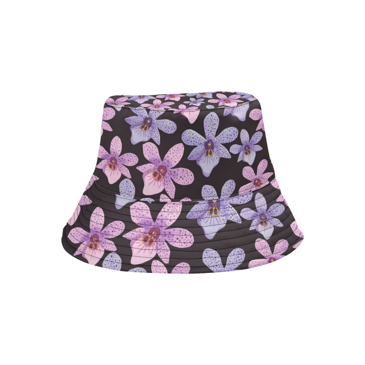 Orchid Pattern Print Design OR08 Unisex Bucket Hat