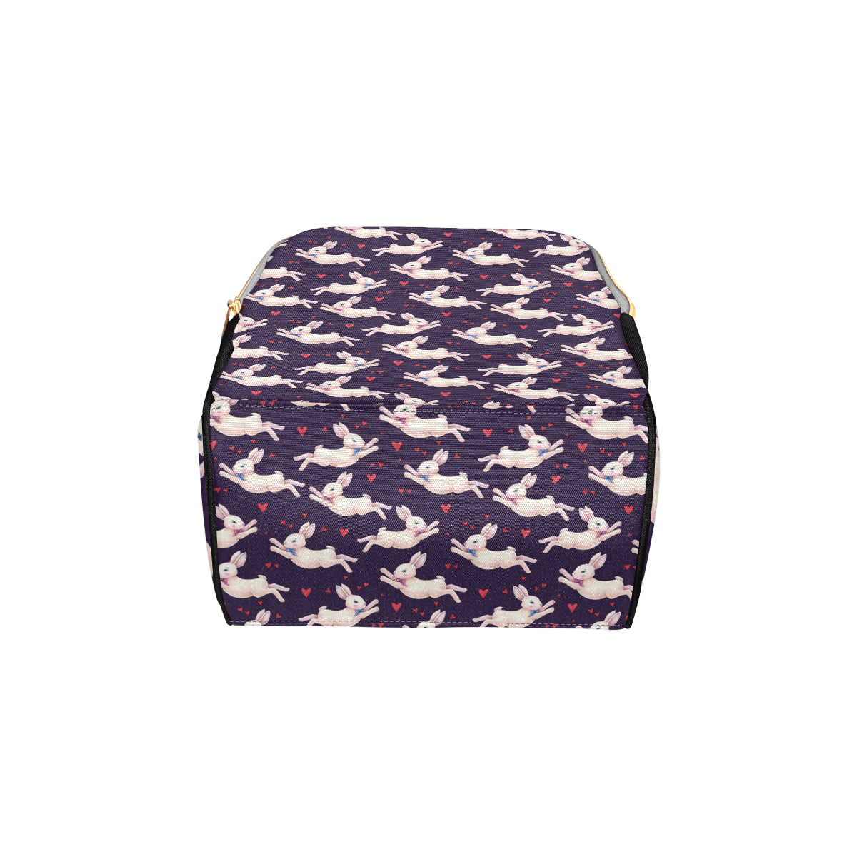 Rabbit Pattern Print Design RB016 Diaper Bag Backpack