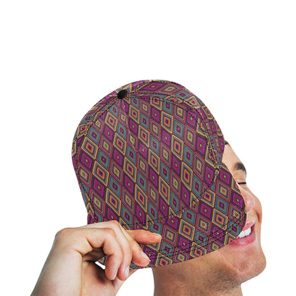 Southwestern Print Snapback Cap