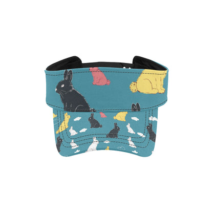 Rabbit Pattern Print Design RB014 Unisex Sun Visor