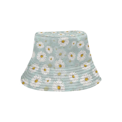 Daisy Pattern Print Design DS012 Unisex Bucket Hat