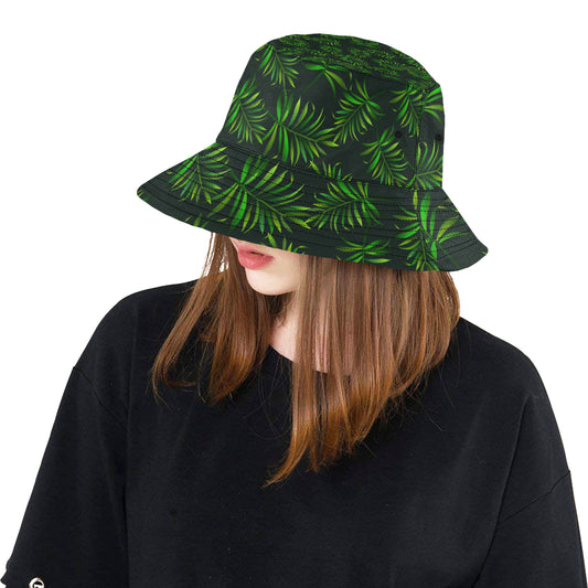 Rainforest Pattern Print Design RF03 Unisex Bucket Hat