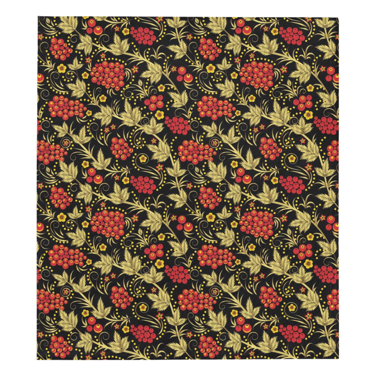 Cranberry Pattern Print Design CB02 Premium Quilt