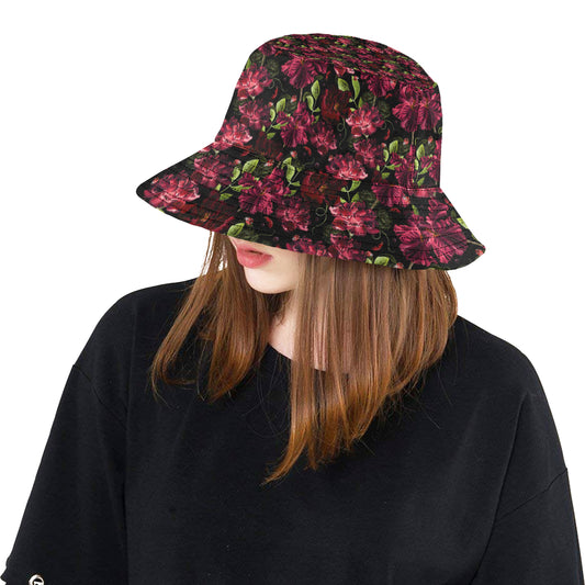 Iris Pattern Print Design IR03 Unisex Bucket Hat