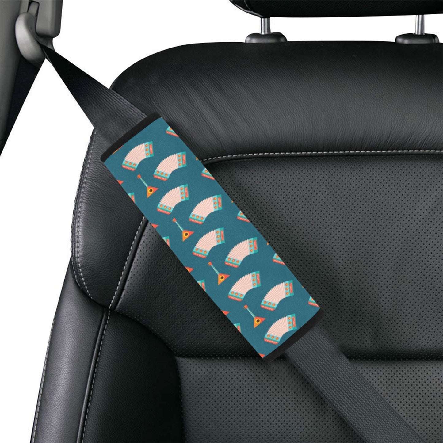Accordion Print Design LKS402 Car Seat Belt Cover